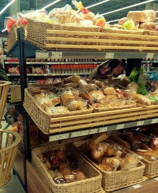 Лотки плетені кошики 30х40х10в торгові для магазину, для хліба,фруктів