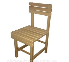 Дитячий дерев'яний стільчик для дітей зі спинкою (висота стільця 53 см)
