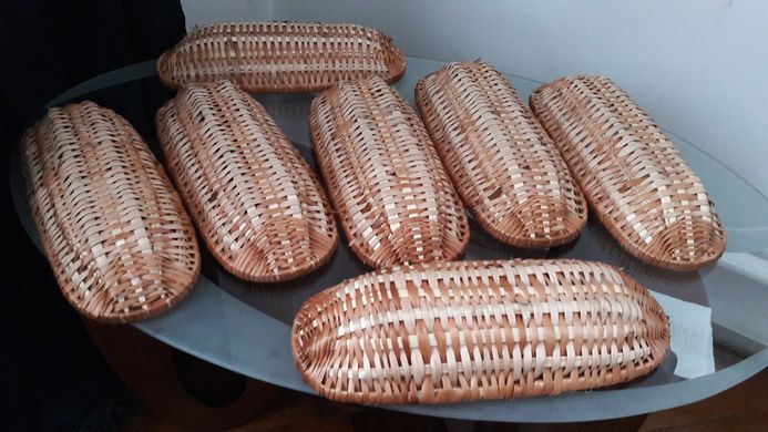 Хлібниці плетені овальні з лози
