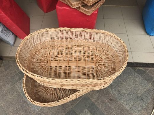 Плетена Колиска з лози підвісна для новонароджених