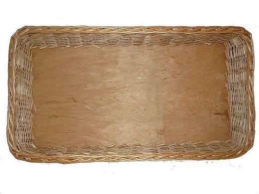 Лотки з лози 40х30х10 торгові корзини, короби для магазину