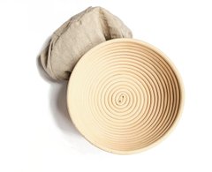 Форма корзинка для расстойки хлеба из ротанга на 0,75 с чехлом. Расстоечные корзинки для теста