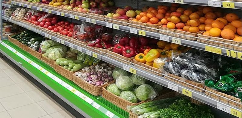 Плетене торгове обладнання для магазину (кошика для викладки продукції)