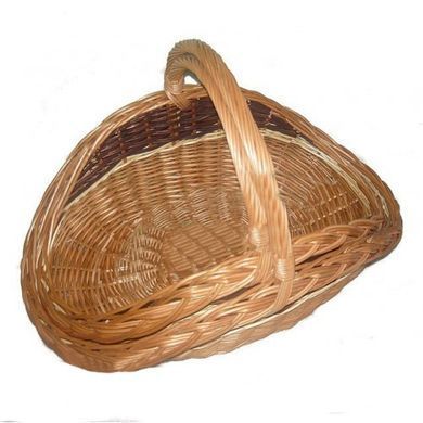 Кошик для дров, дровниця (набір 2шт)для каміна, печі